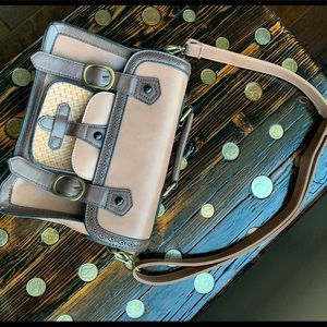 ModCloth tan satchel bag